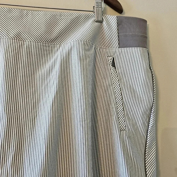 Athleta Brooklyn Tennis Striped Mini Sporty Casual Skort Skirt Plus Size 24. - Picture 6 of 13